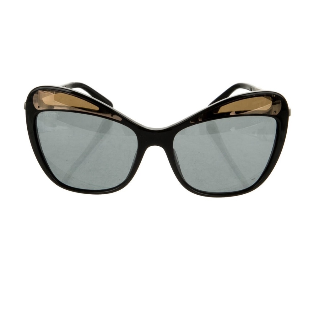 Chanel Oversized Mirrored Sunglasses